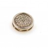 PENDENTE IN ARGENTO CERCHIO CON ZIRCONI
